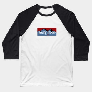 Rhode Island Mountains Baseball T-Shirt